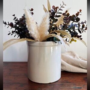 Vintage Half Gallon RRP Co. Crock Ransbottom Stoneware Canning Jar